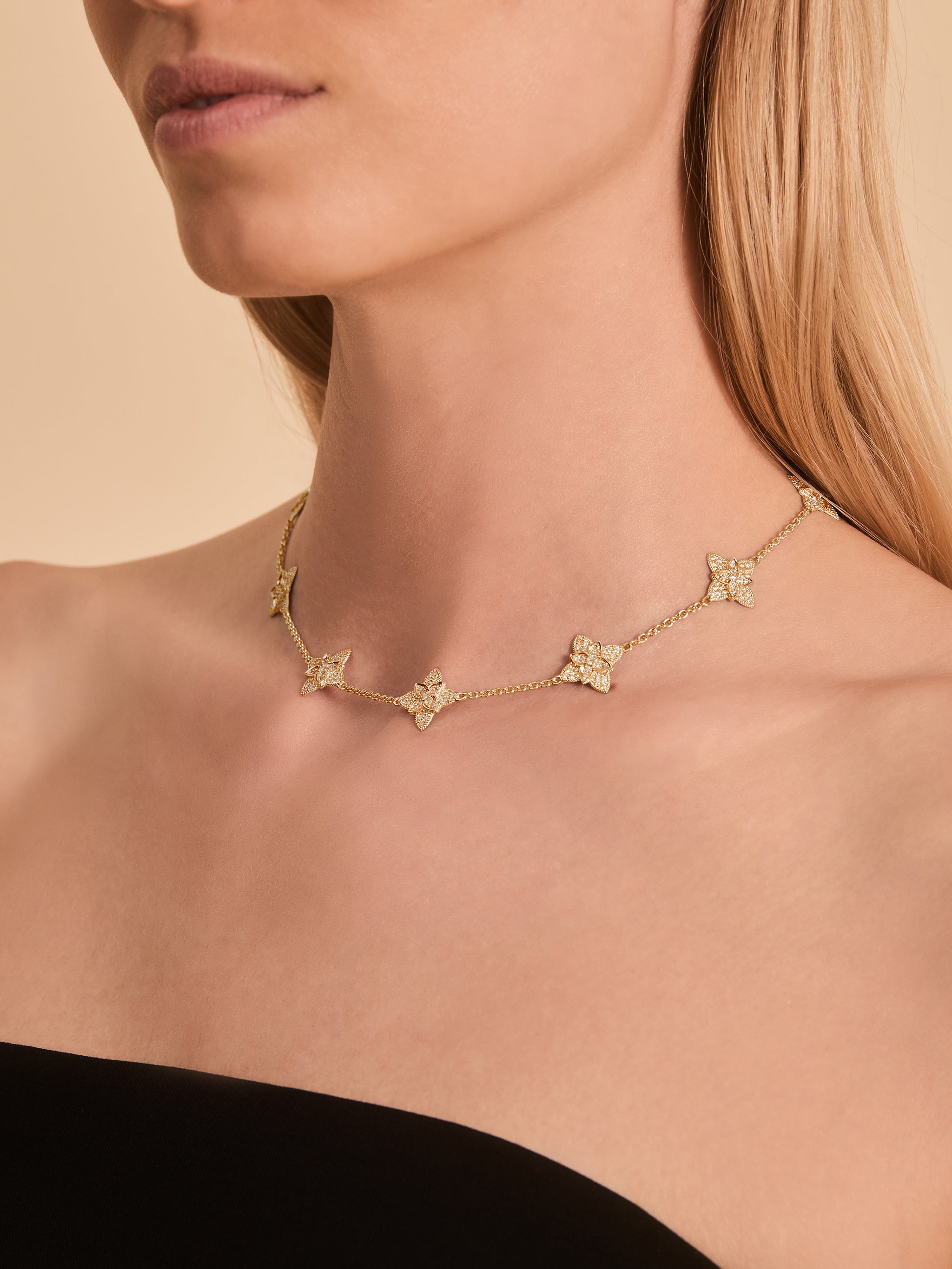 Star Necklace - Diamond in 18K Yellow Gold – AURI