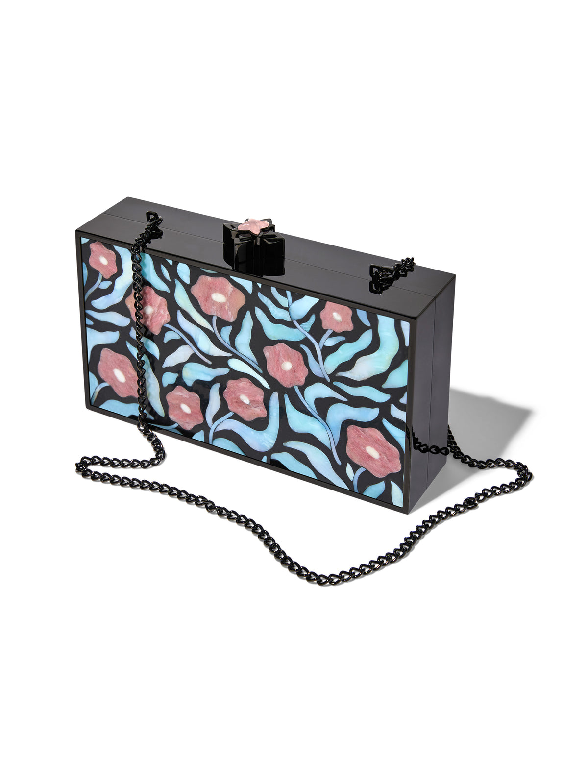 Pairing: Black Multi Flora Clutch