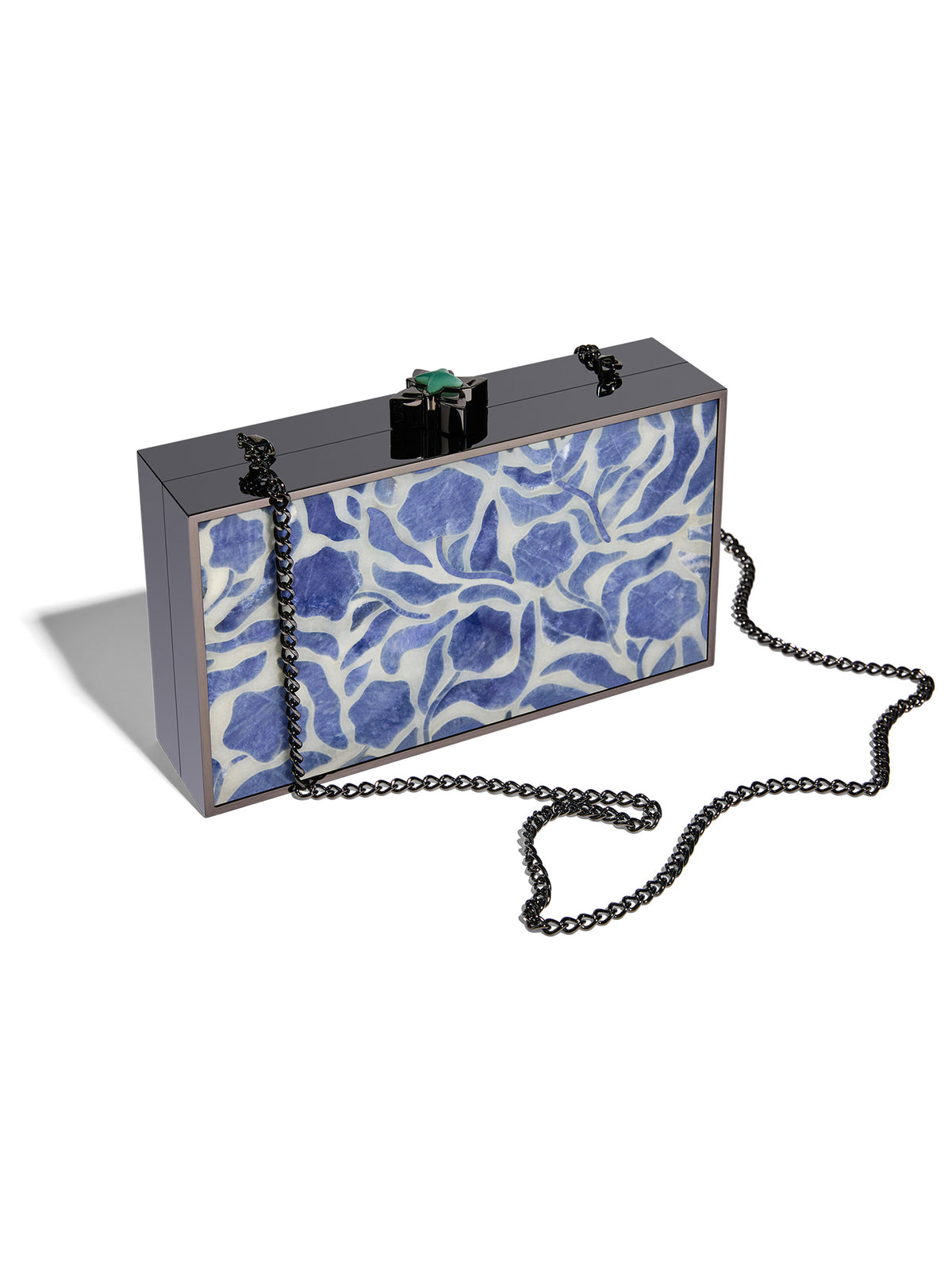 Pairing: Light Blue Flora Clutch