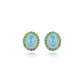 Twin Halo Earrings