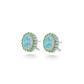 Twin Halo Earrings